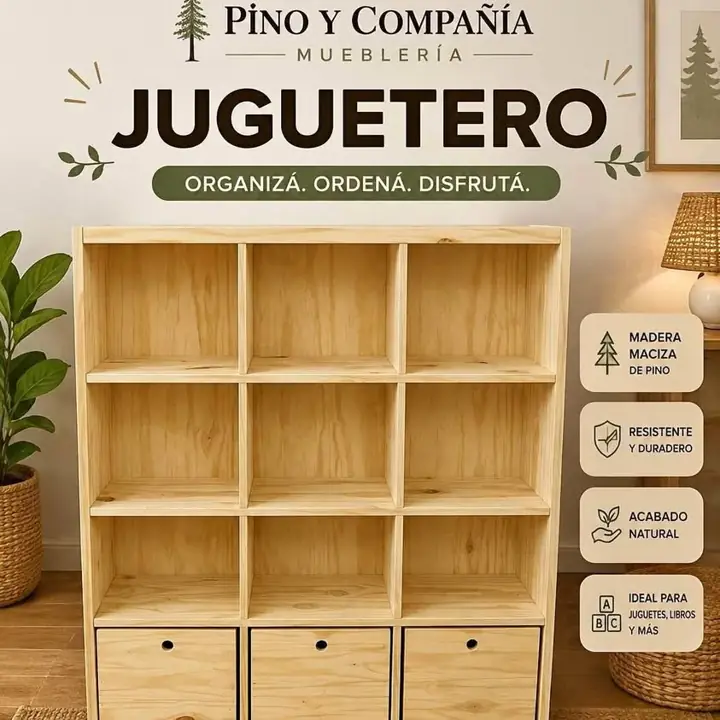 Juguetero de Pino