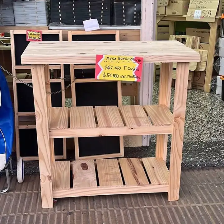 Mesas queseras pino