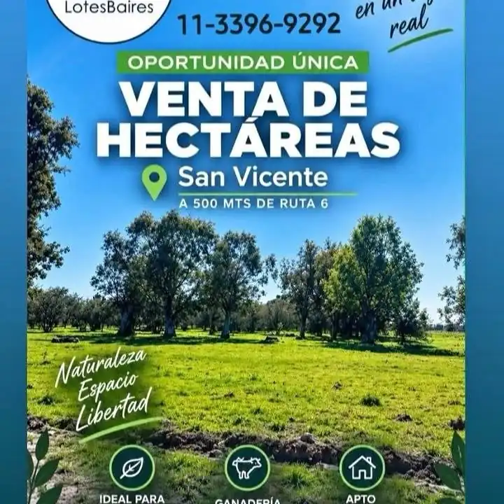 1 Hectárea u$d 16.000, financiación!