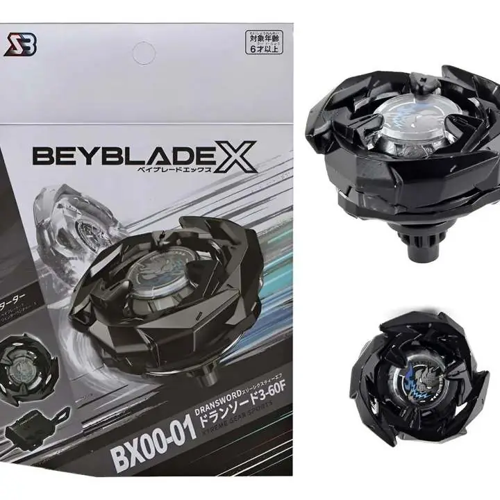 Trompo Beyblade X Bx00-01 Dragon Sword Negro. con Lanzador!