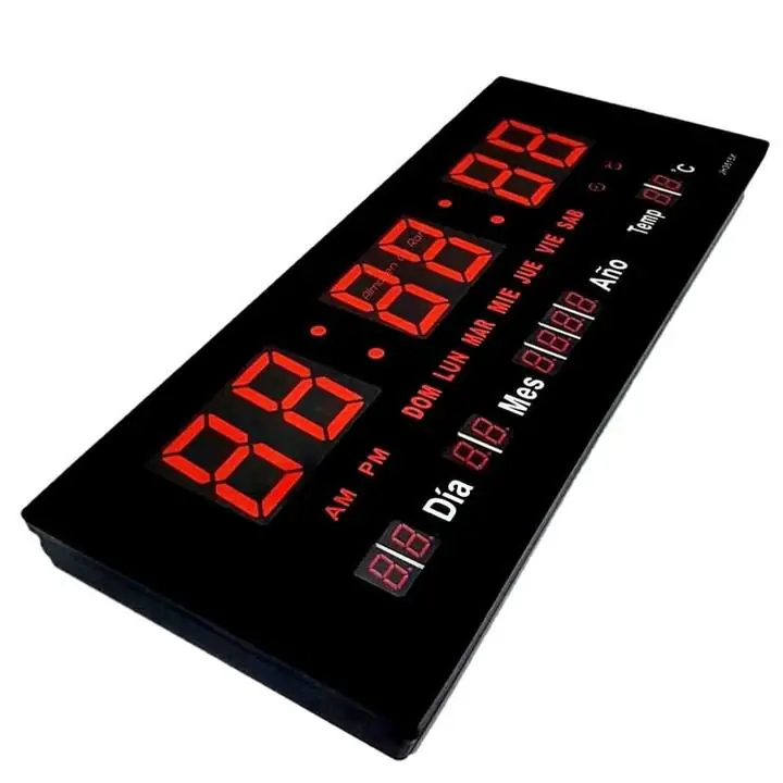 Reloj led de pared o apoyo Grande, Moderno
