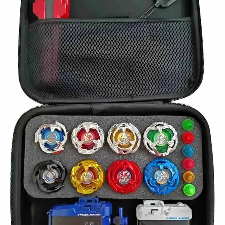 Beyblade X Bx-25 Estuche Valija Trompos 8 Unidades de metal! Importado