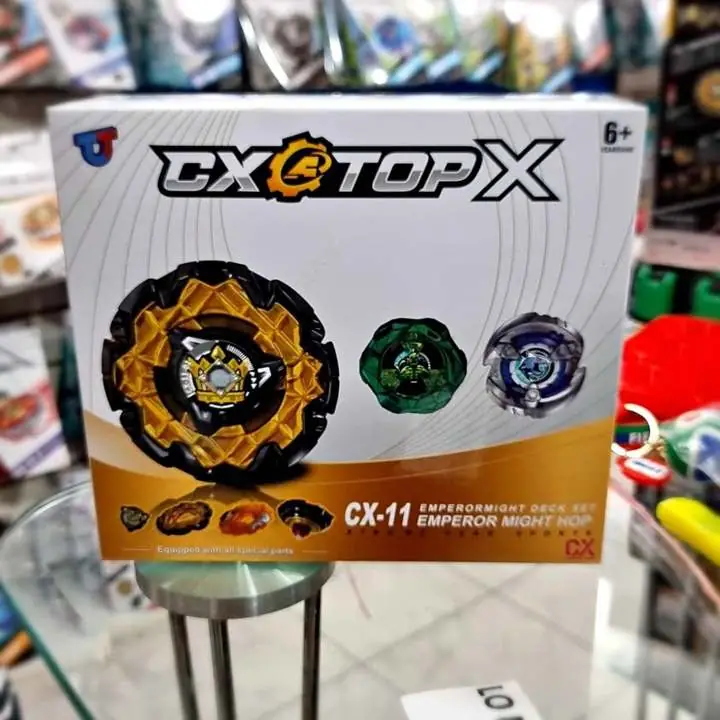 Trompo beyblade x Cx-11 Deck set emperormight! 3 Trompos. ÚNICOS 2026