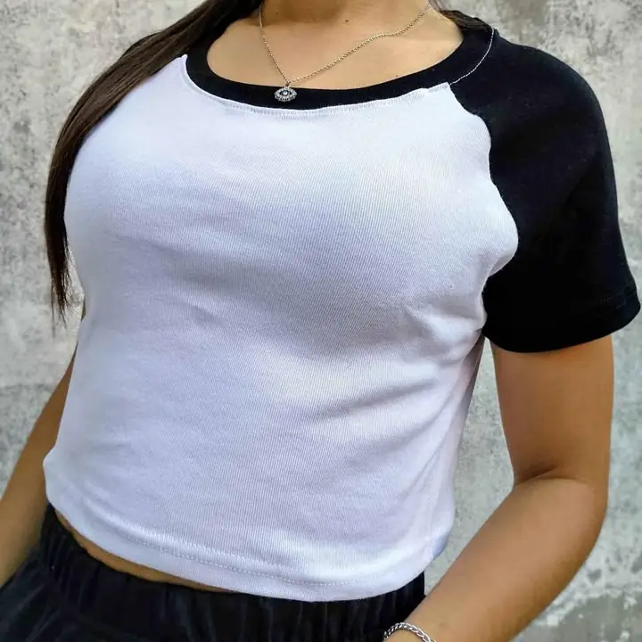 Crop top combinada