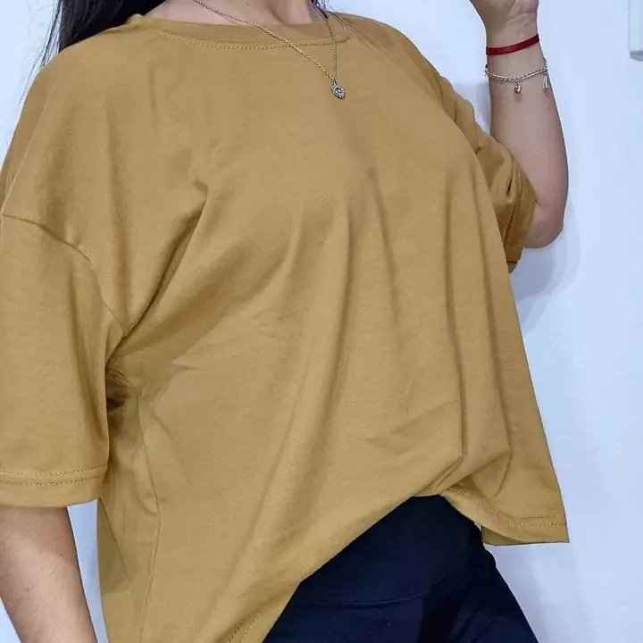 Remera over corta