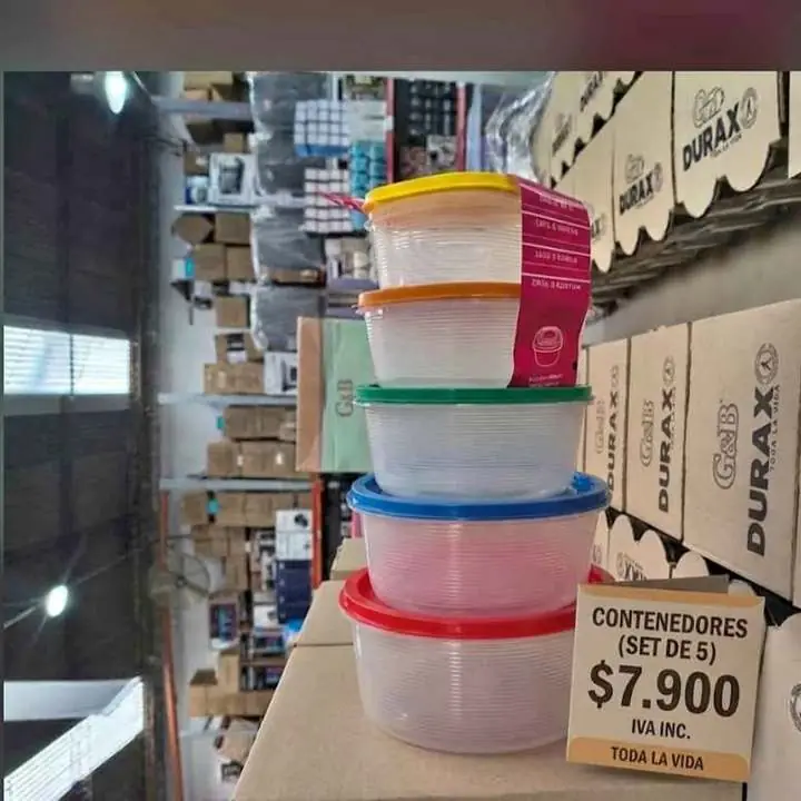 Set de 5 contenedores