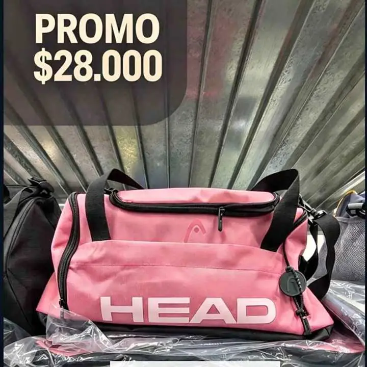 Bolso deportivo head rosa promo