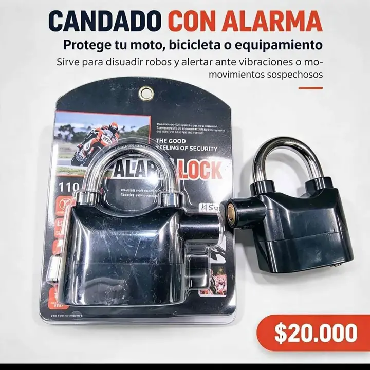 Candado para moto bici