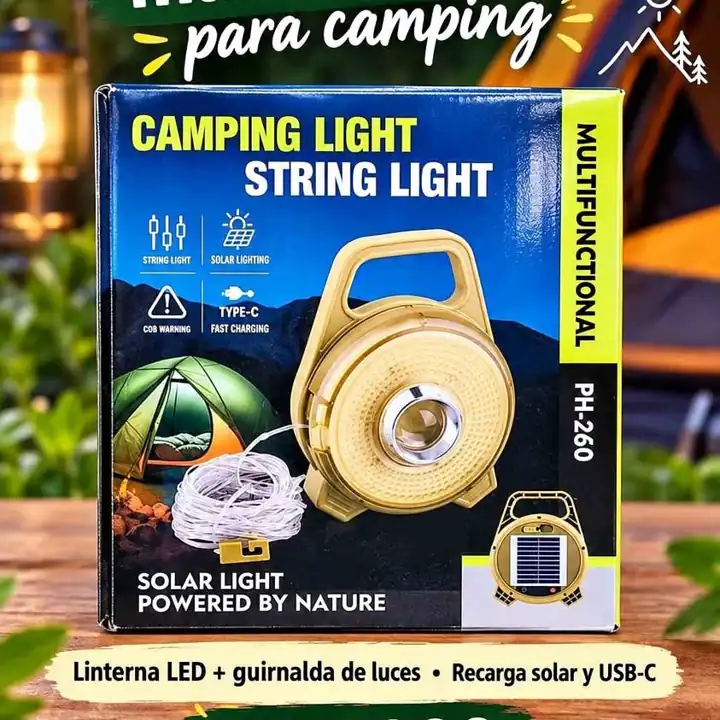 Luz led solar