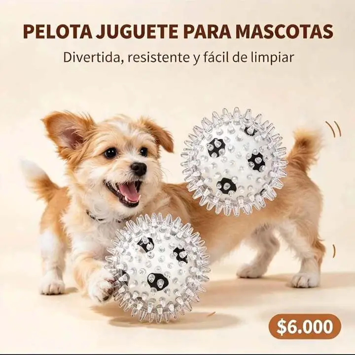 Jueguete de pelota para mascota