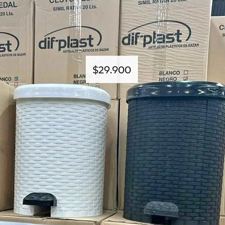 Cesto de basura ratan