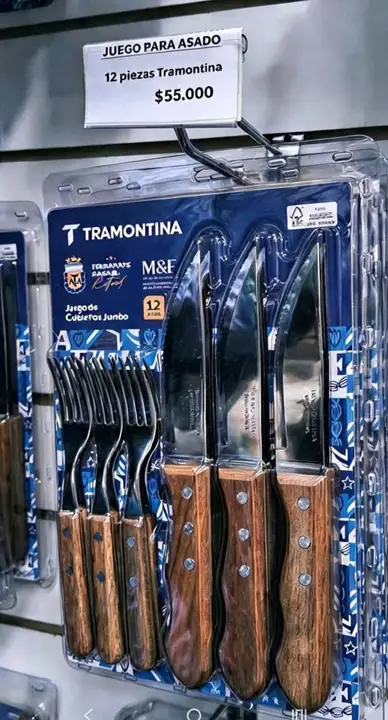 Set de 12 cubierto para asado