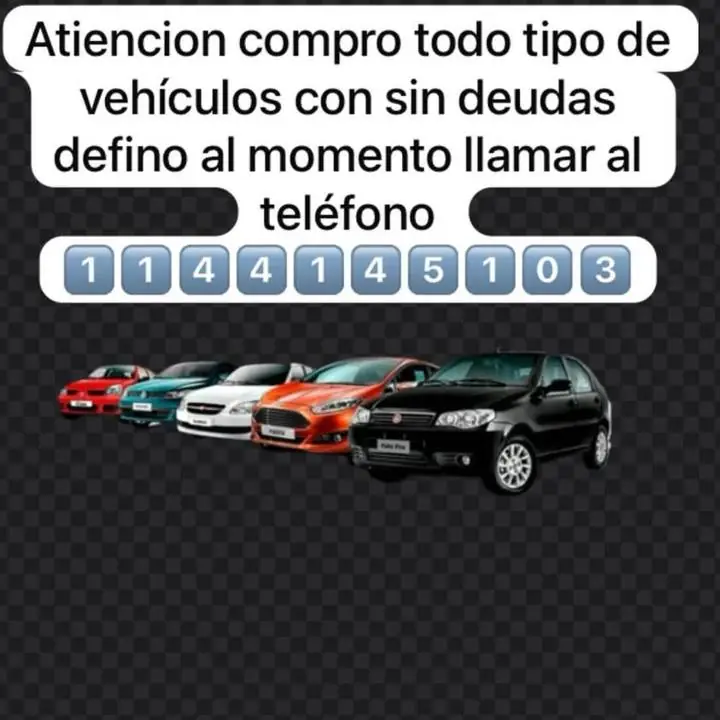 Estamos interesado en comprar vehículo todas las marcas y modelos