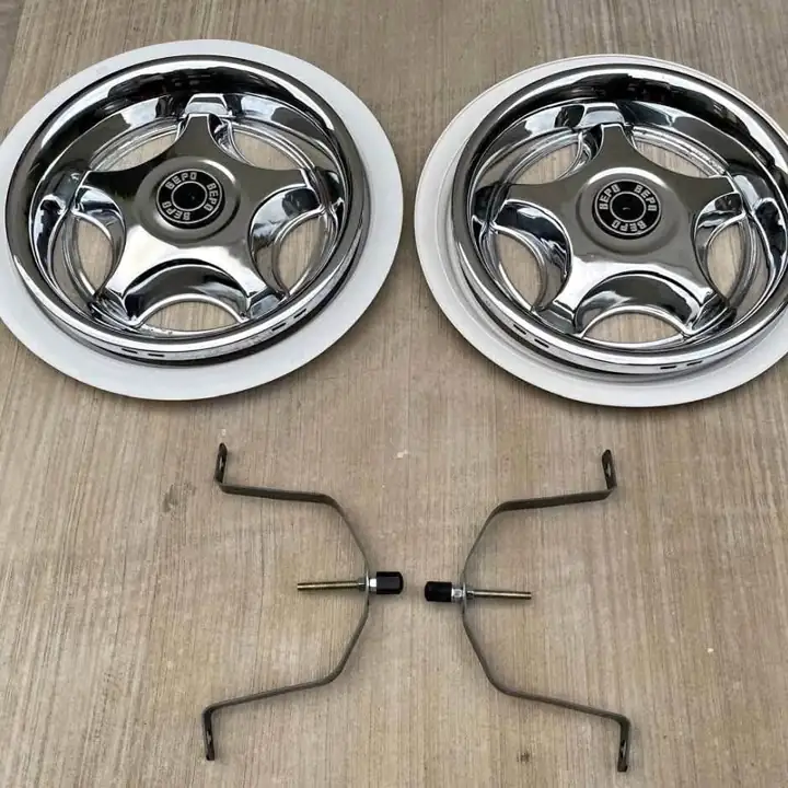 Combo completo tazas, bandalines y soportes bepo traseros nuevos