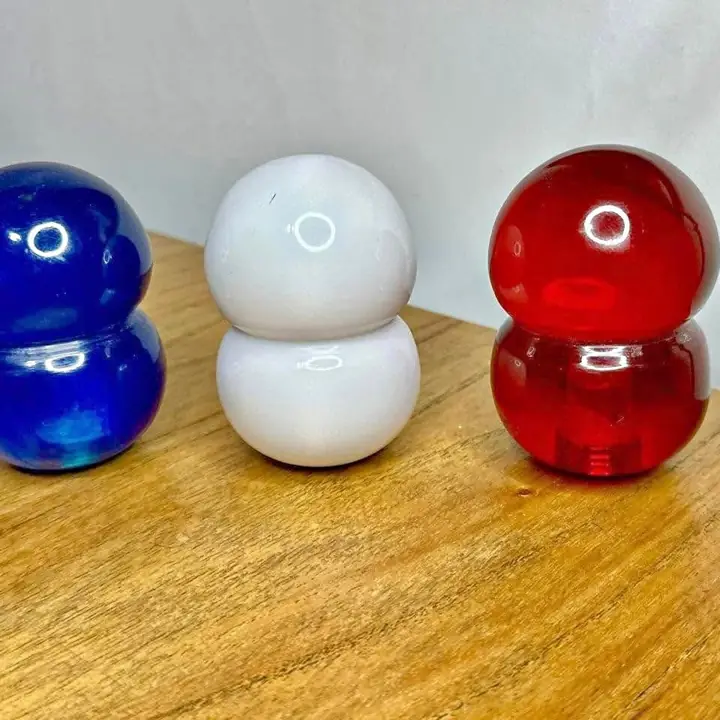 Bochas dobles acrílicas palanca de cambios