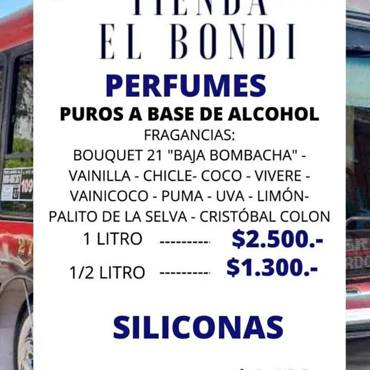 Perfumes tienda el bondi