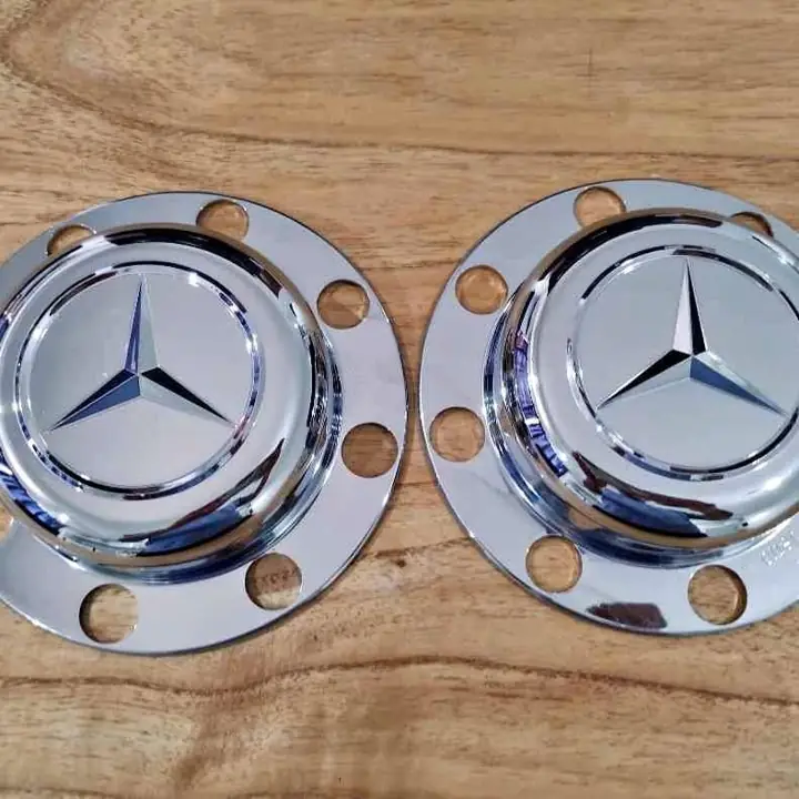 Tapas graseras cromadas mercedes benz