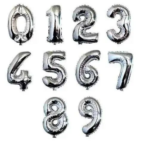 Globos número