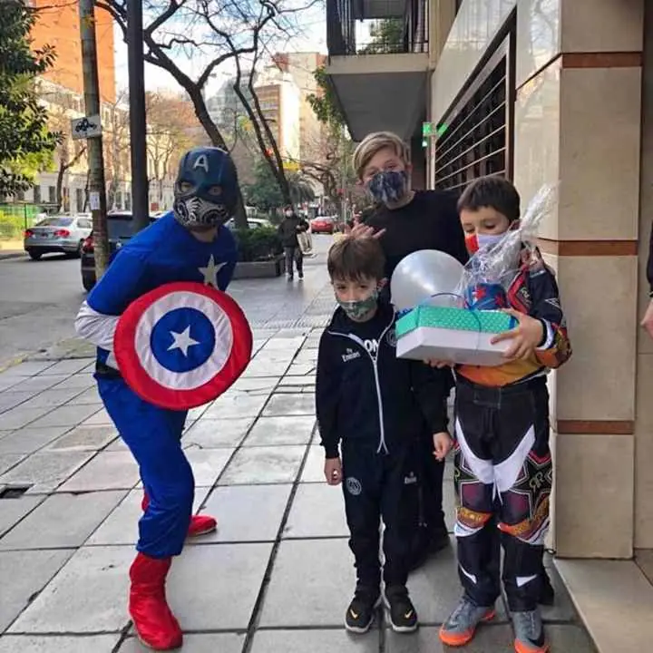 Capitán America desayunos - meriendas - cajas golosineras
