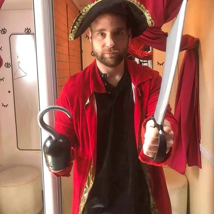 Disfraz de pirata x24 hs