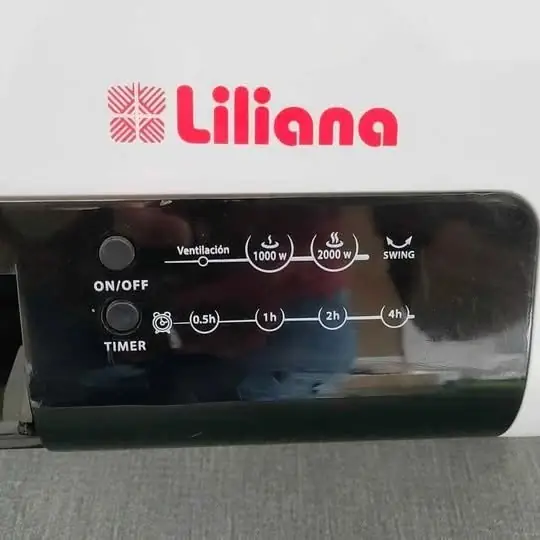Caloventor Liliana Split con Turbina Confortempo Blanco