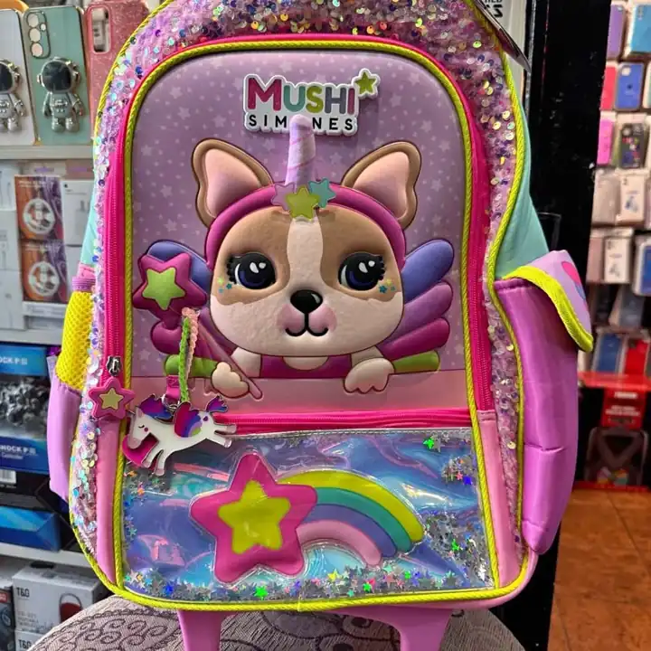 Mochila simones 16 pulgadas con carrito retiro por once