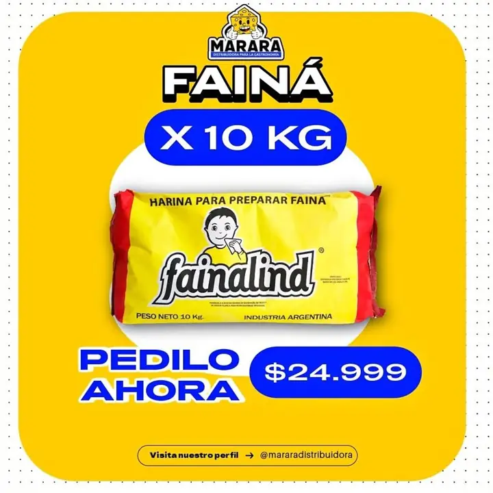 Fainá x 10kg Fainalind
