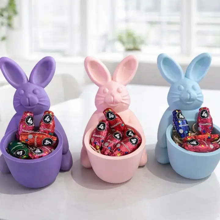 Conejos de Pascuas en 3d