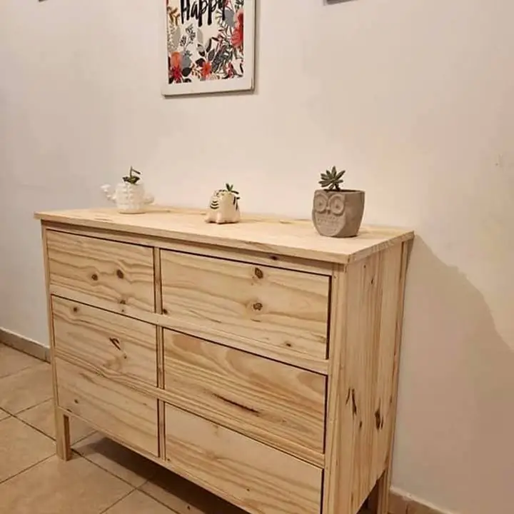 Cómoda cajonera Pino macizo