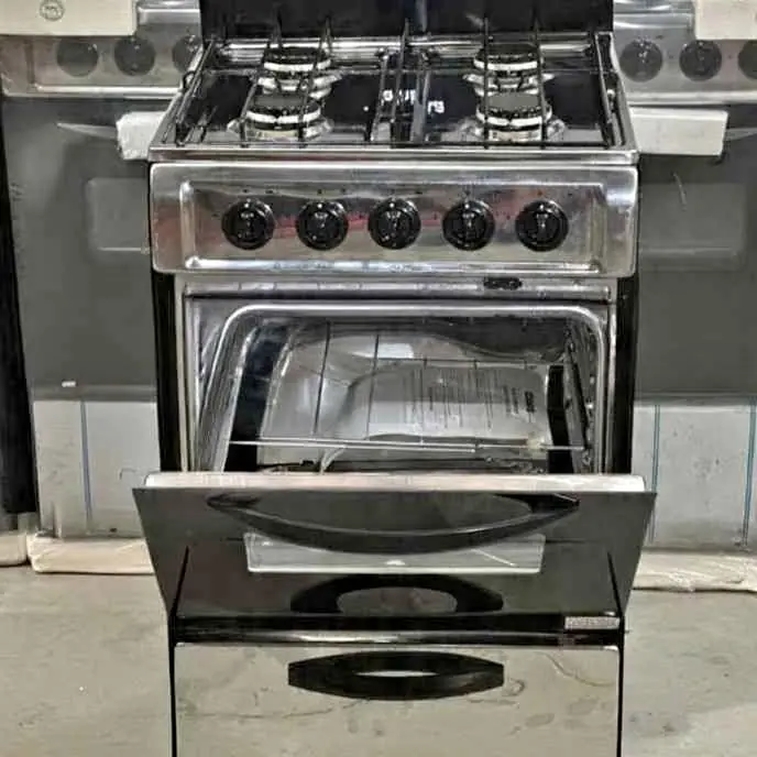 Cocina calabria total inox con parrila 4H 50CM a pagar