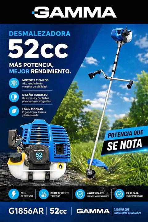 Desmalezadora gamma 52 CC