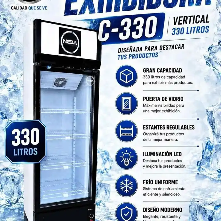 Exhibidora neba EVC330 - 330 litros