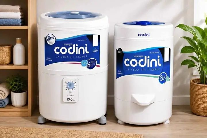 Combo Codini — lavarropas 10KG + secarropas 6,5KG
