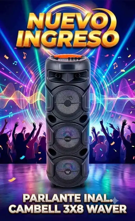 Torre parlante inal. cambell 3X8 waver