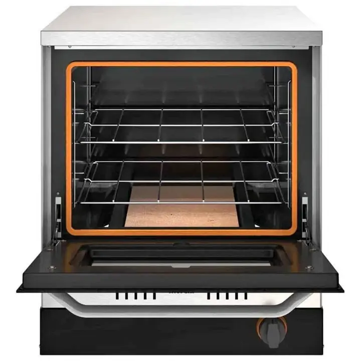 Horno Pizzero Morelli Trento 550 – Puerta Visor Acero Inoxidable