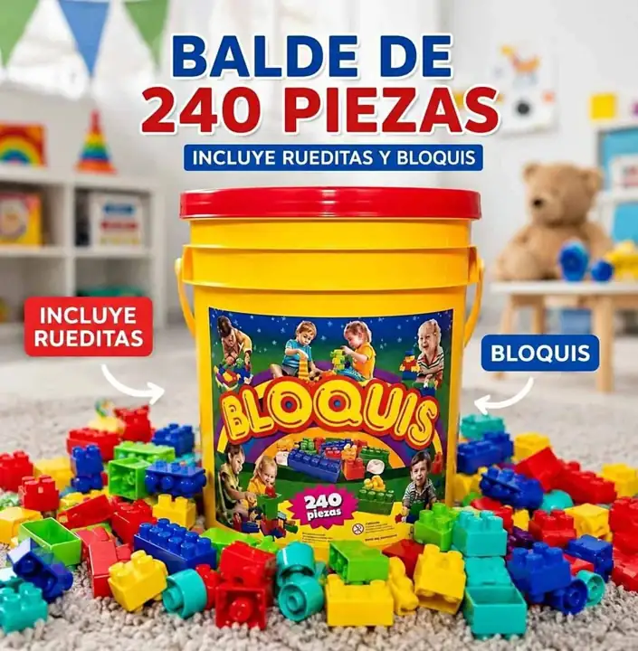 Balde de 240 piezas