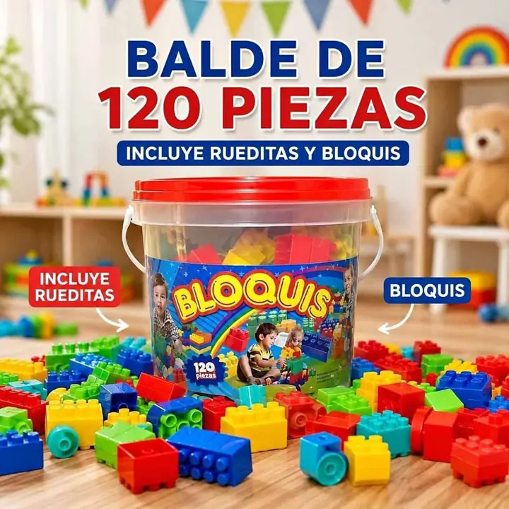 Balde de 120 Piezas