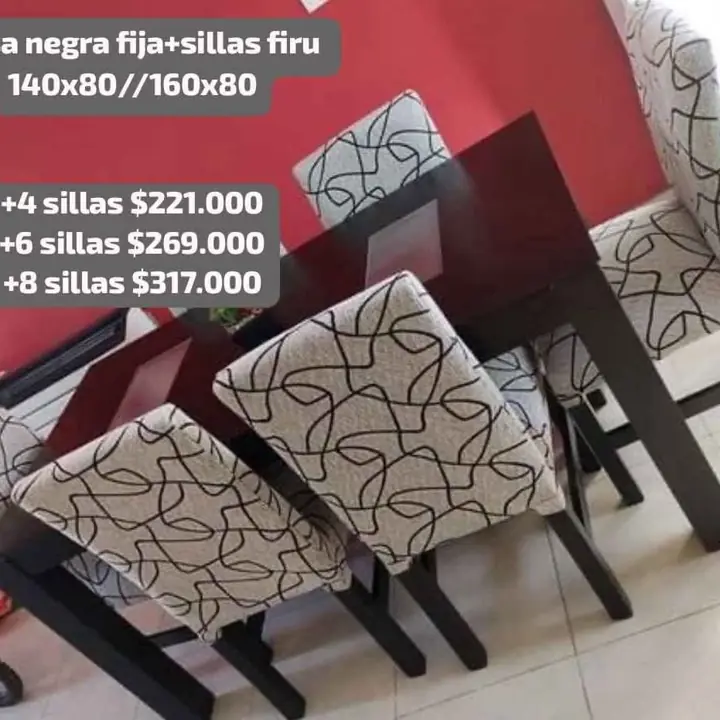 Mesa fija + Sillas