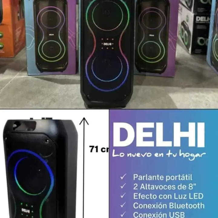 Parlante portátil dheli a pagar