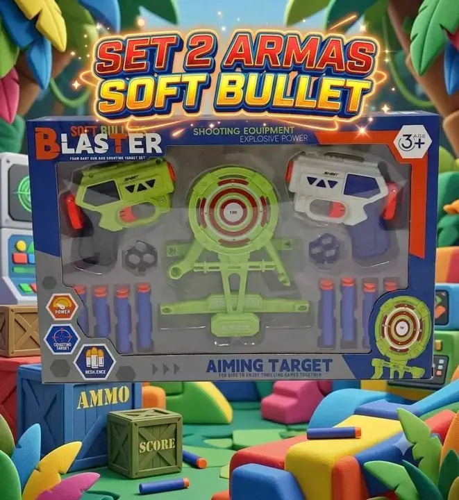 Set 2 armas soft bullet