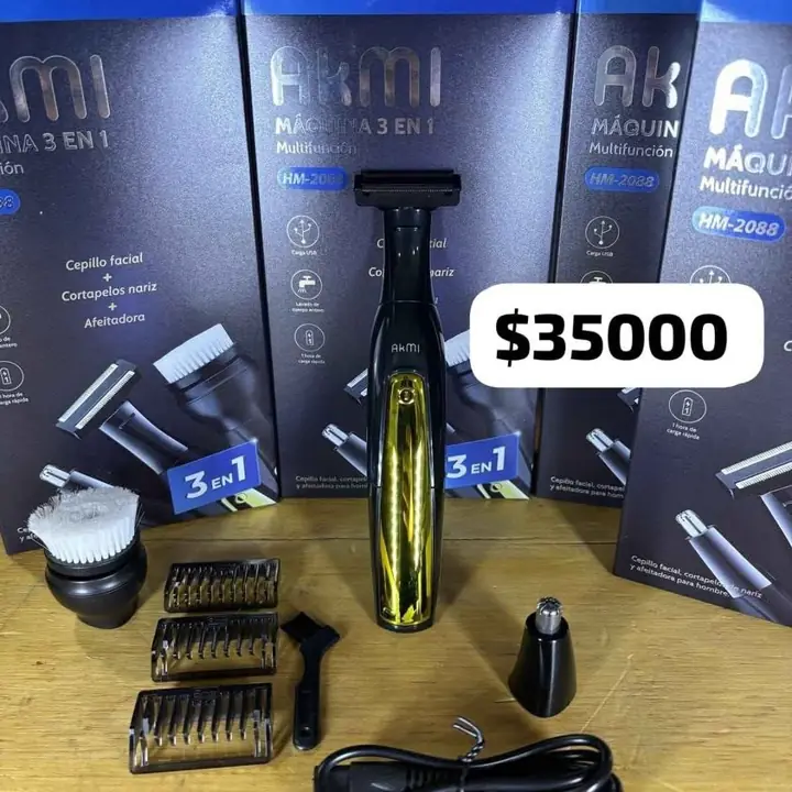 Máquina de afeitar 3 en 1 multifuncional