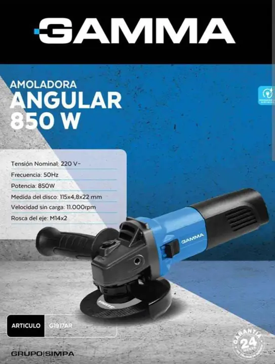 Amoladora angular gamma