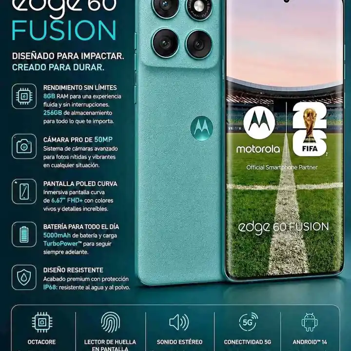 Motorola edge 60 fusion 8 RAM/256 GB