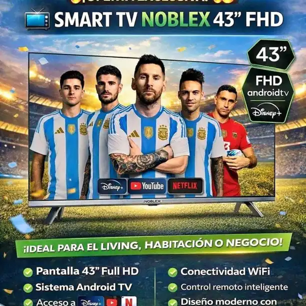 Smart TV 43" Noblex C/Android
