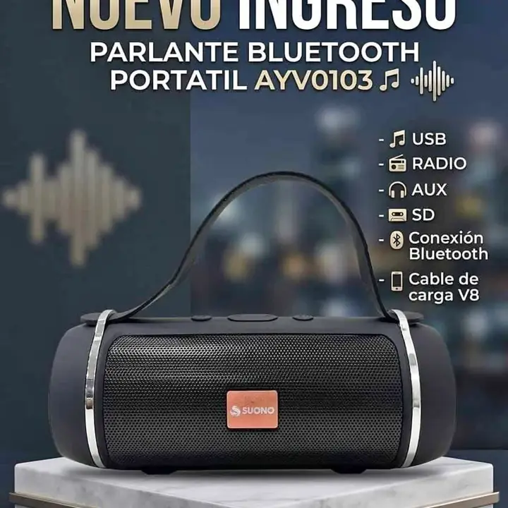 Parlante bluetooth portatil suono