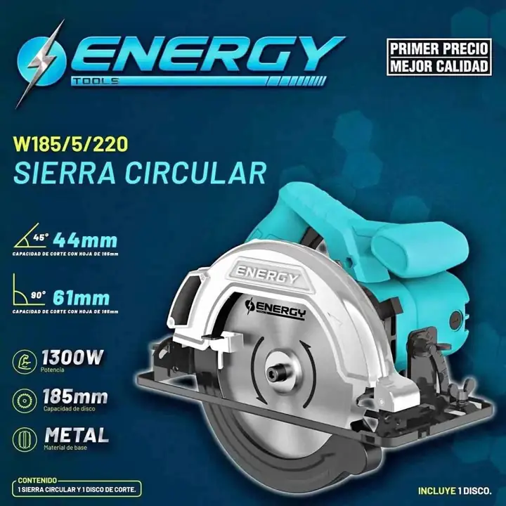 Sierra Circular Energy Tools 1300W W185/5/220