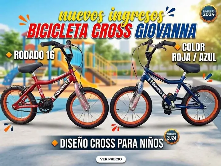Bicicleta cross giovanna