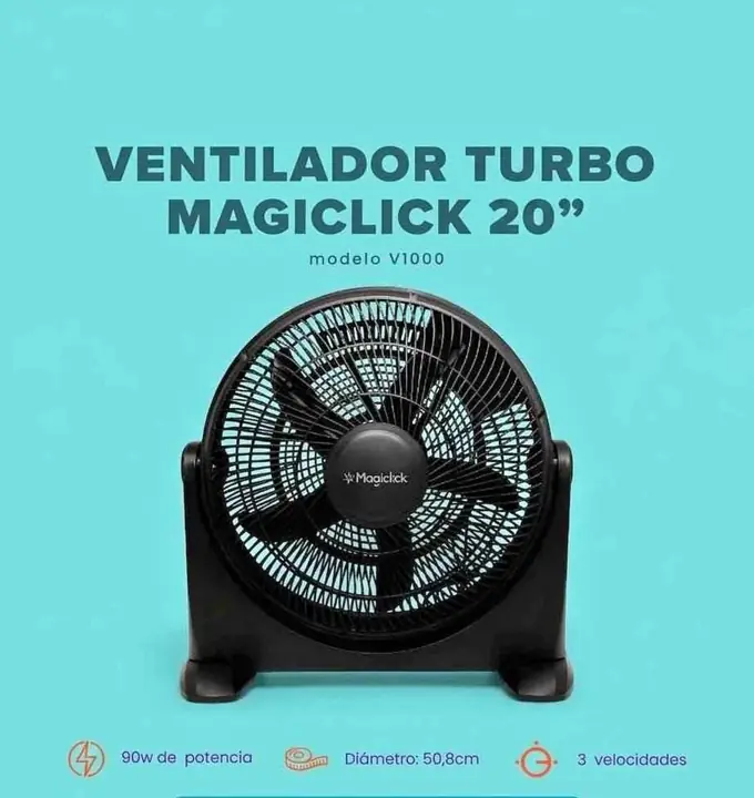 Ventilador turbo magiclick 20"