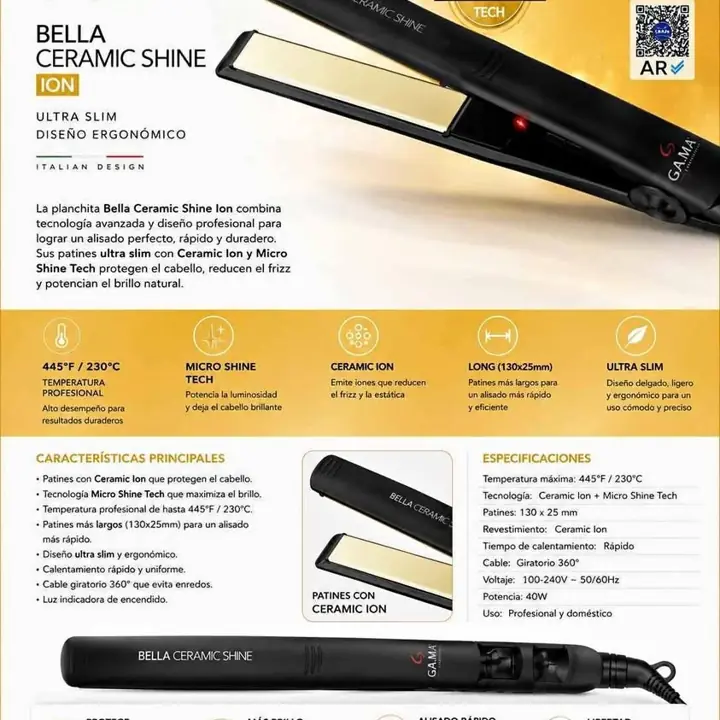 Planchita gamma bella shine