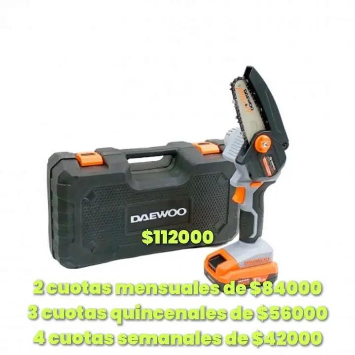 Mini motosierra inalámbrica de mano